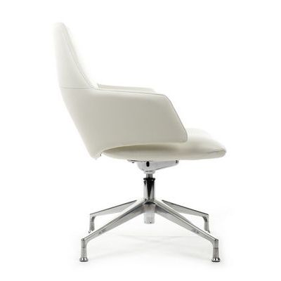 RV Design Spell-ST С1719 (Белая кожа) Конференц-кресло