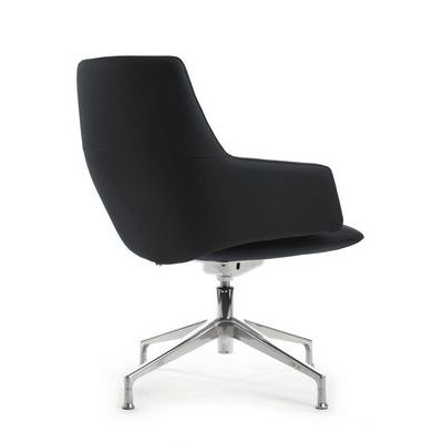 RV Design Spell-ST С1719 (Черная кожа) Конференц-кресло