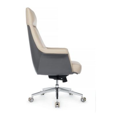 RV Design Verdi А-655 (Бежевая кожа) Кресло руководителя