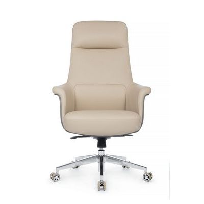 RV Design Verdi А-655 (Бежевая кожа) Кресло руководителя