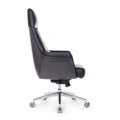 RV Design Verdi А-655 (Черная кожа) Кресло руководителя