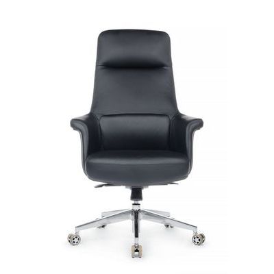 RV Design Verdi А-655 (Черная кожа) Кресло руководителя