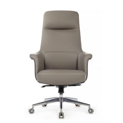 RV Design Verdi А-655 (Серая кожа) Кресло руководителя