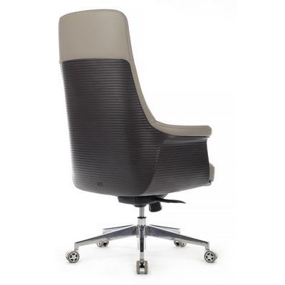 RV Design Verdi А-655 (Серая кожа) Кресло руководителя