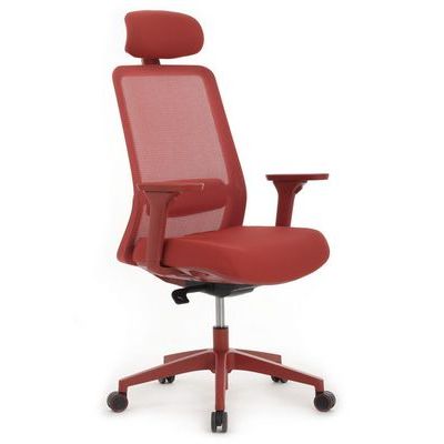 RV Design Work W-218C (Красная ткань/Красная сетка) Офисное кресло
