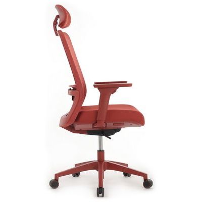 RV Design Work W-218C (Красная ткань/Красная сетка) Офисное кресло