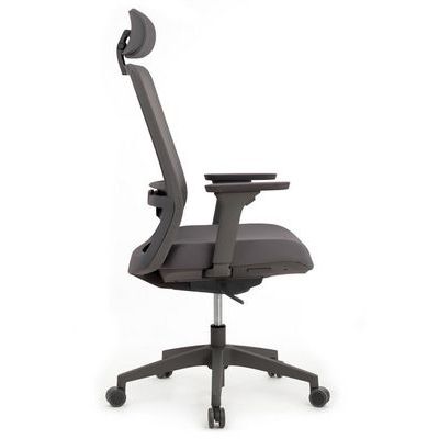 RV Design Work W-218C (Серая ткань/Серая сетка) Офисное кресло