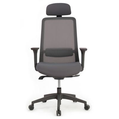 RV Design Work W-218C (Серая ткань/Серая сетка) Офисное кресло