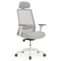 RV Design Work W-218C (Светло-серая ткань/Светло-серая сетка) Офисное кресло