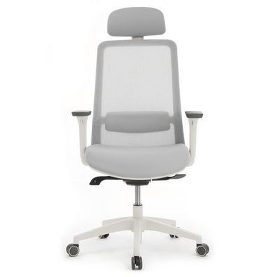 RV Design Work W-218C (Светло-серая ткань/Светло-серая сетка) Офисное кресло