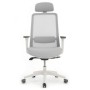 RV Design Work W-218C (Светло-серая ткань/Светло-серая сетка) Офисное кресло