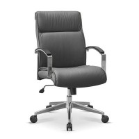 Аполло НХ (Темно-серая экокожа) Кресло посетителя