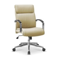 Аполло НХ (Бежевая экокожа) Кресло посетителя