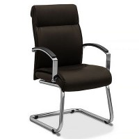 Аполло (Темно-коричневая экокожа) Кресло посетителя