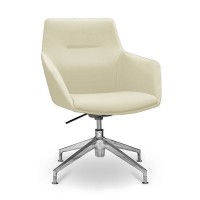 Aurora НХ4 (Светло-бежевая экокожа) Кресло посетителя