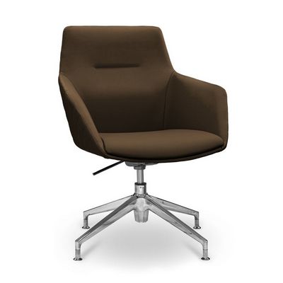 Aurora НХ4 (Коричневая экокожа) Кресло посетителя