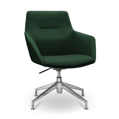 Aurora НХ4 (Зеленая кожа) Кресло посетителя