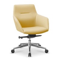 Aurora ML X46 (Бежевая экокожа) Кресло посетителя
