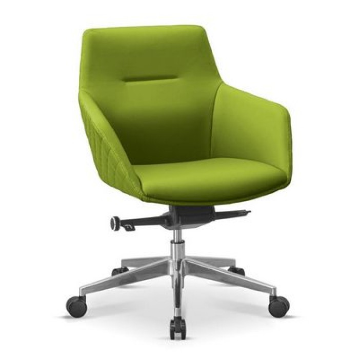 Aurora ML X46 кресло для переговорной, фисташковая экокожа