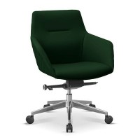 Aurora ML X46 (Зеленая кожа) Кресло посетителя