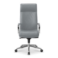 Аполло (Светло-серая экокожа) Кресло руководителя