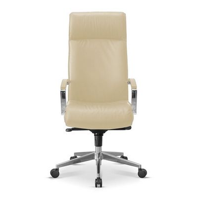 Аполло (Светло-бежевая кожа) Кресло руководителя