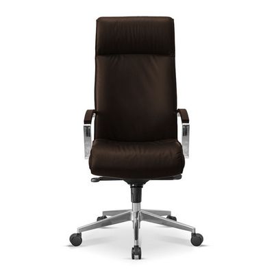 Аполло (Темно-коричневая кожа) Кресло руководителя
