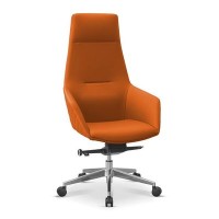 Aurora (Оранжевая экокожа) Кресло руководителя