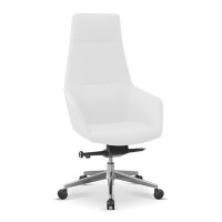 Aurora (Белая экокожа) Кресло руководителя