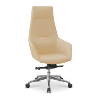 Aurora (Бежевая кожа) Кресло руководителя