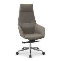 Aurora (Серая кожа) Кресло руководителя