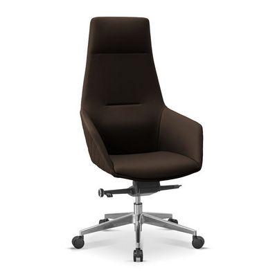 Aurora (Темно-коричневая кожа) Кресло руководителя