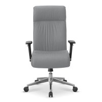 Dark 3D (Светло-серая экокожа) Кресло руководителя