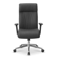 Dark 3D (Черная кожа) Кресло руководителя