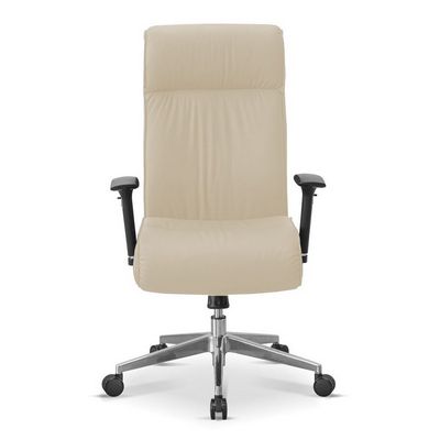 Dark 3D (Светло-бежевая кожа) Кресло руководителя