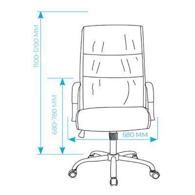 AL 750 (Экокожа черная) Кресло руководителя