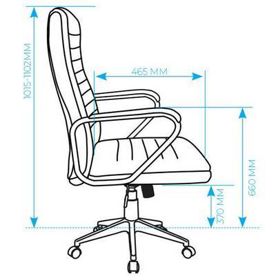AL 751 (Экокожа черная) Кресло руководителя