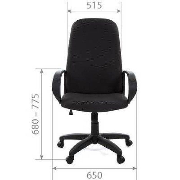 Chairman 279 Кресло руководителя в ткани JP 15-2