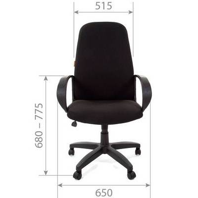 Chairman 279 (Ткань стандарт черная) Кресло руководителя