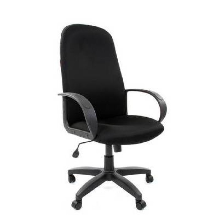 Chairman 279 Кресло руководителя в черной ткани TW-11