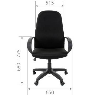 Chairman 279 (TW-11 ткань черная) Кресло руководителя