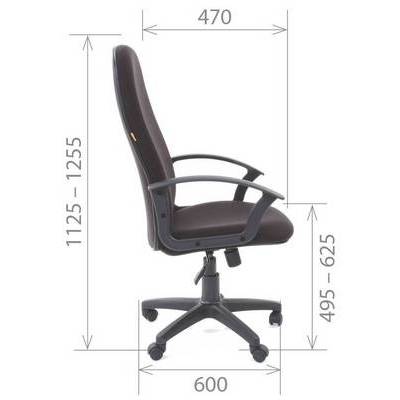 Chairman 289 (Ткань черная) Кресло руководителя