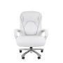 Chairman 402 (Кожа белая) Кресло руководителя