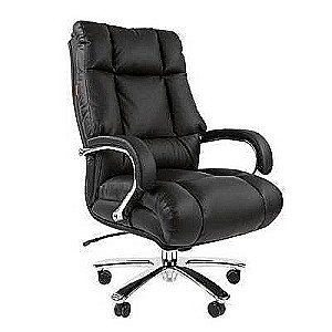 Chairman 405 (Кожа черная) Кресло руководителя