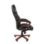 Chairman 406 (Экокожа черная) Кресло руководителя