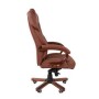Chairman 406 (Экокожа коричневая) Кресло руководителя