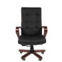 Chairman 424 WD (Кожа черная) Кресло руководителя