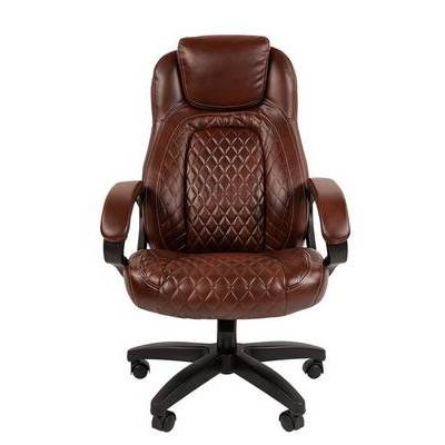 Chairman 432 (Экокожа коричневая) Кресло руководителя