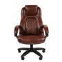 Chairman 432 (Экокожа коричневая) Кресло руководителя