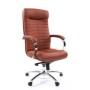 Chairman 480 Эко (Экокожа коричневая) Кресло руководителя